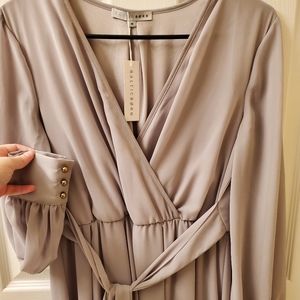 NWT - Baltic Born Lydia Maxi Dress in Gray, Size Medium